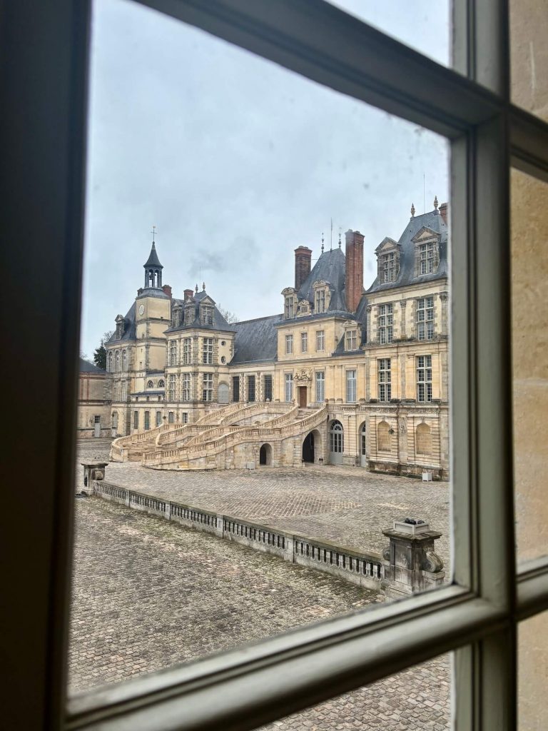 L'escalier en Fer-à-Cheval du Château de Fontainebleau