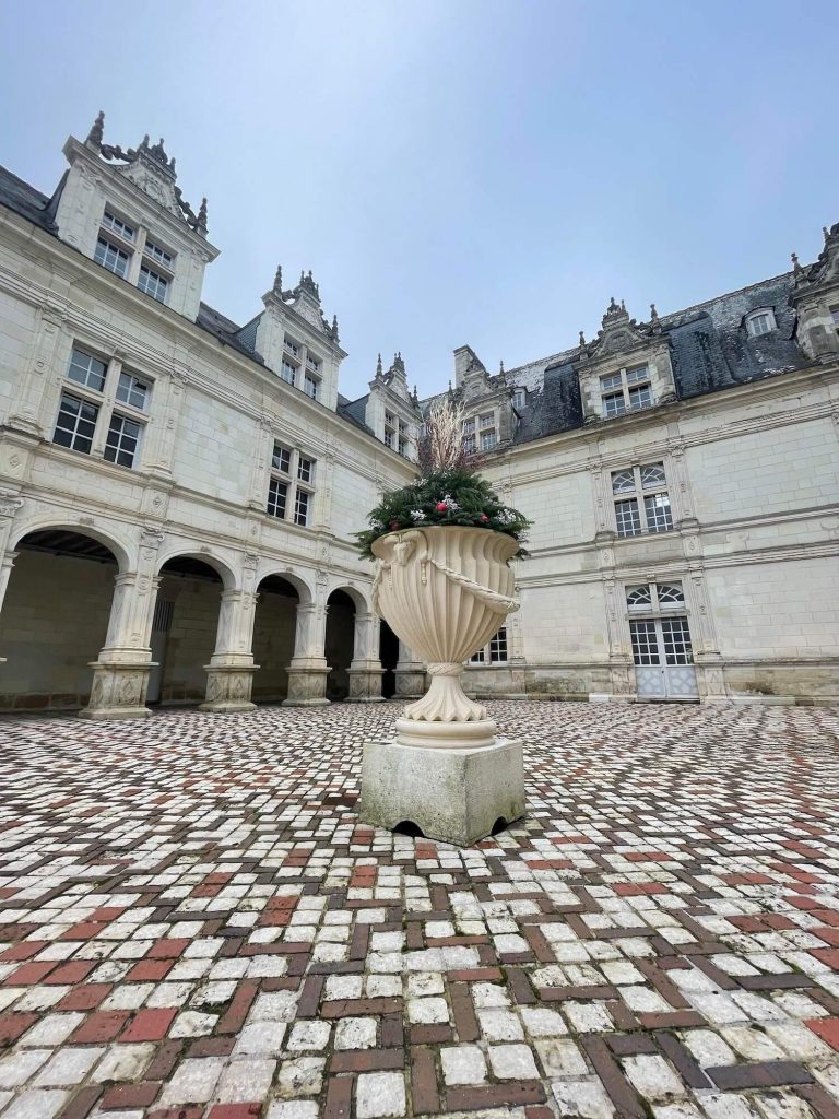 Cour du Château de Villandry