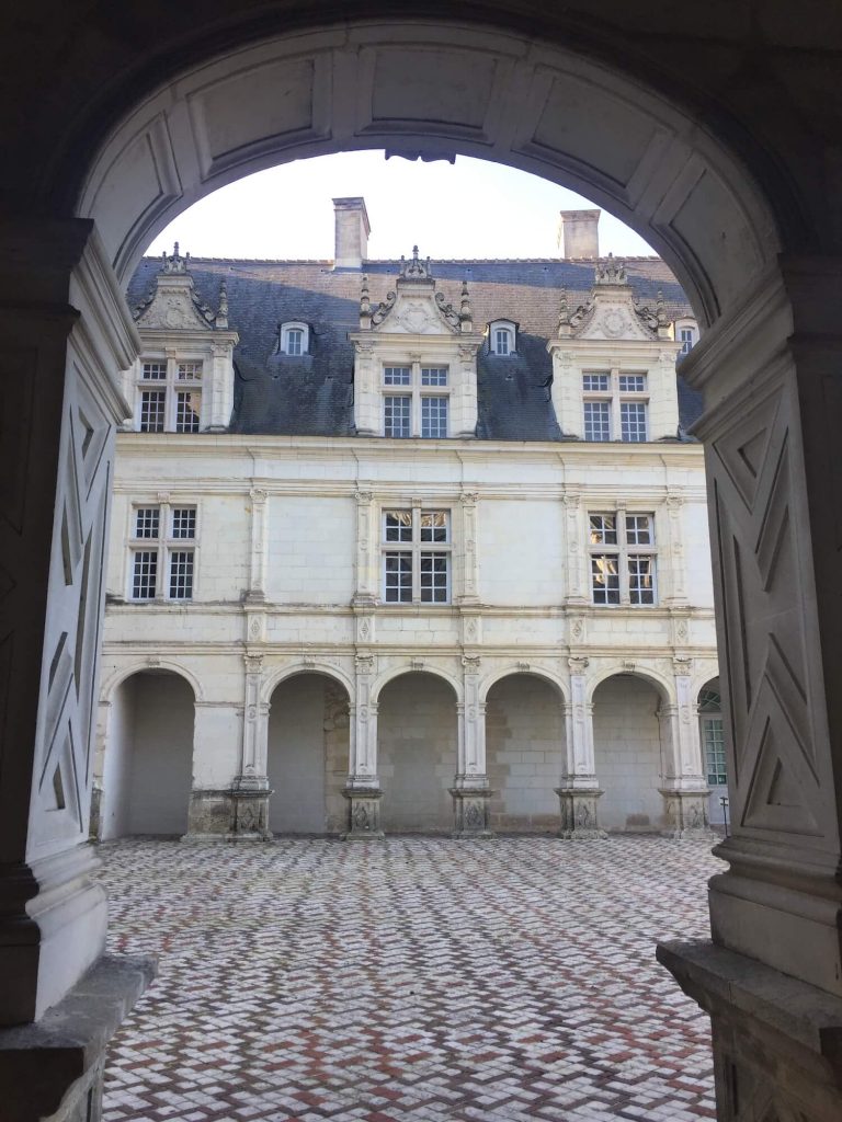 Cour du Château de Villandry
