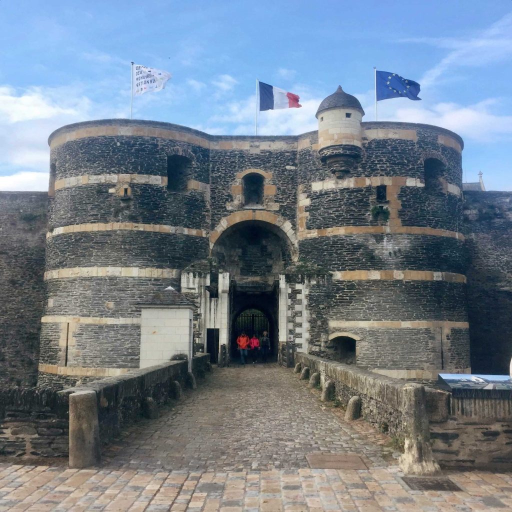Entrée du château d'Angers