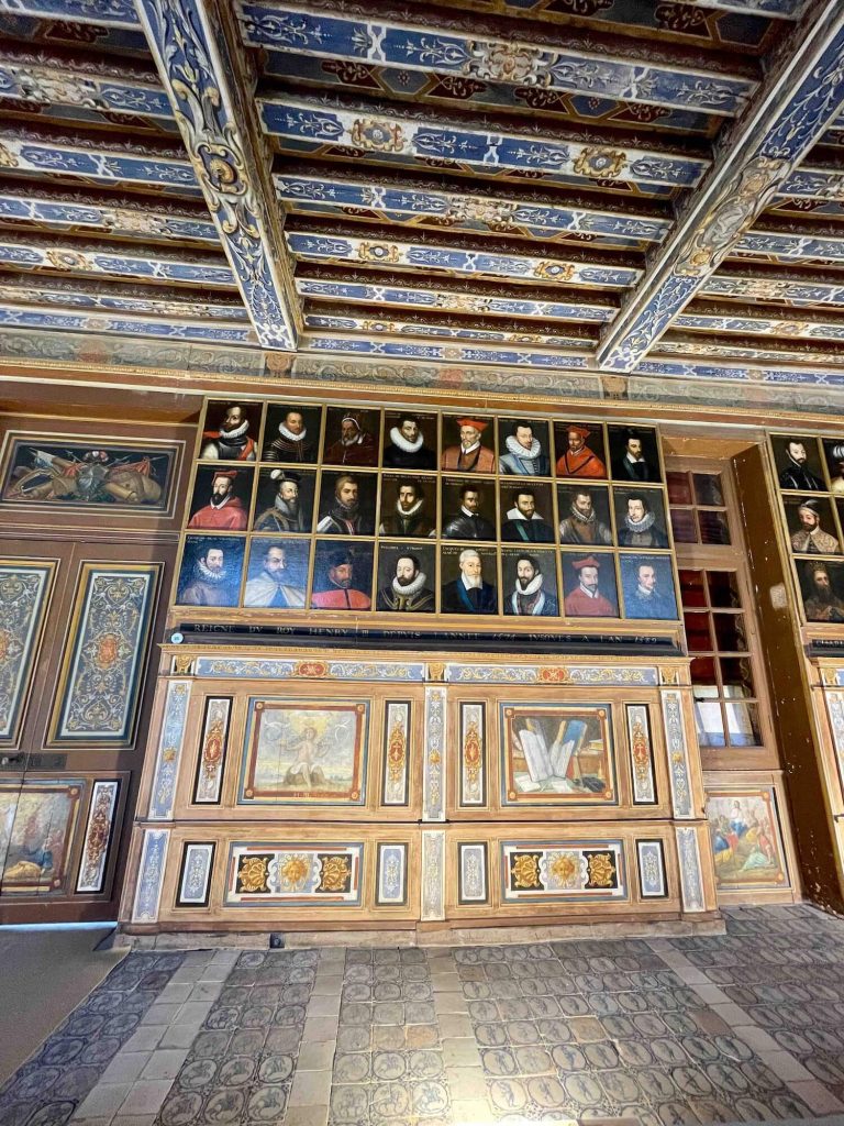La galerie des illustres du Château de Beauregard