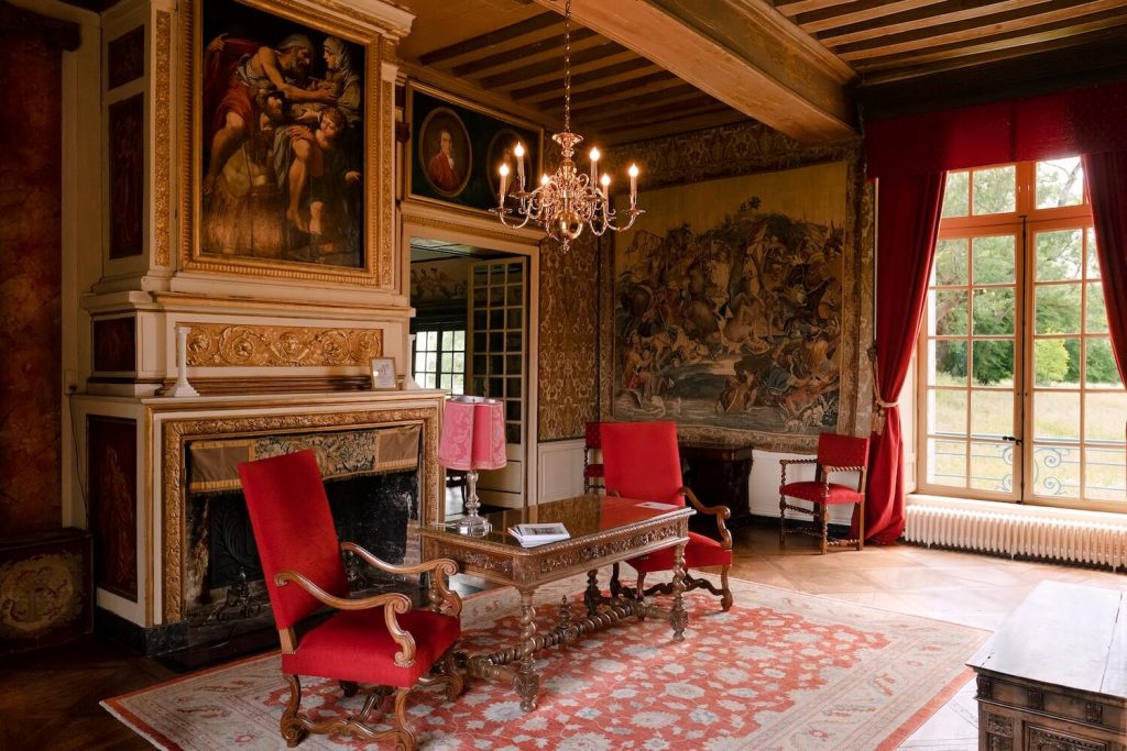 La chambre de parade du château de Bonnemare