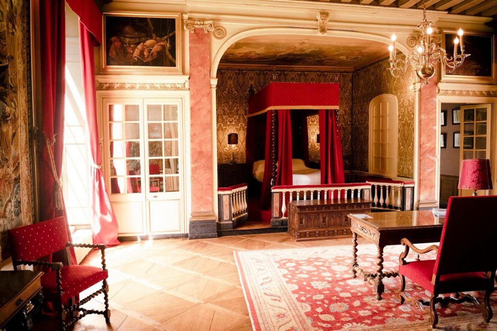 La chambre de parade du château de Bonnemare