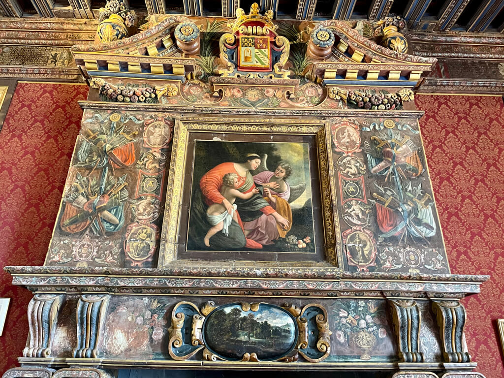 La grande salle du château de l'Islette