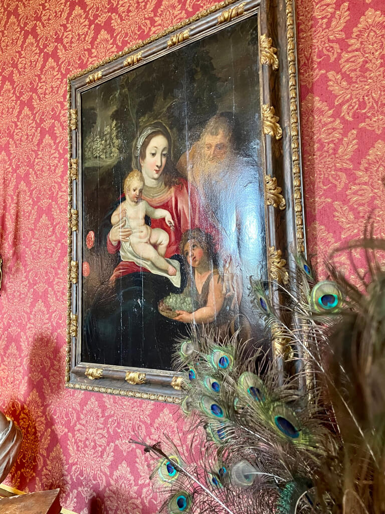 La grande salle du château de l'Islette