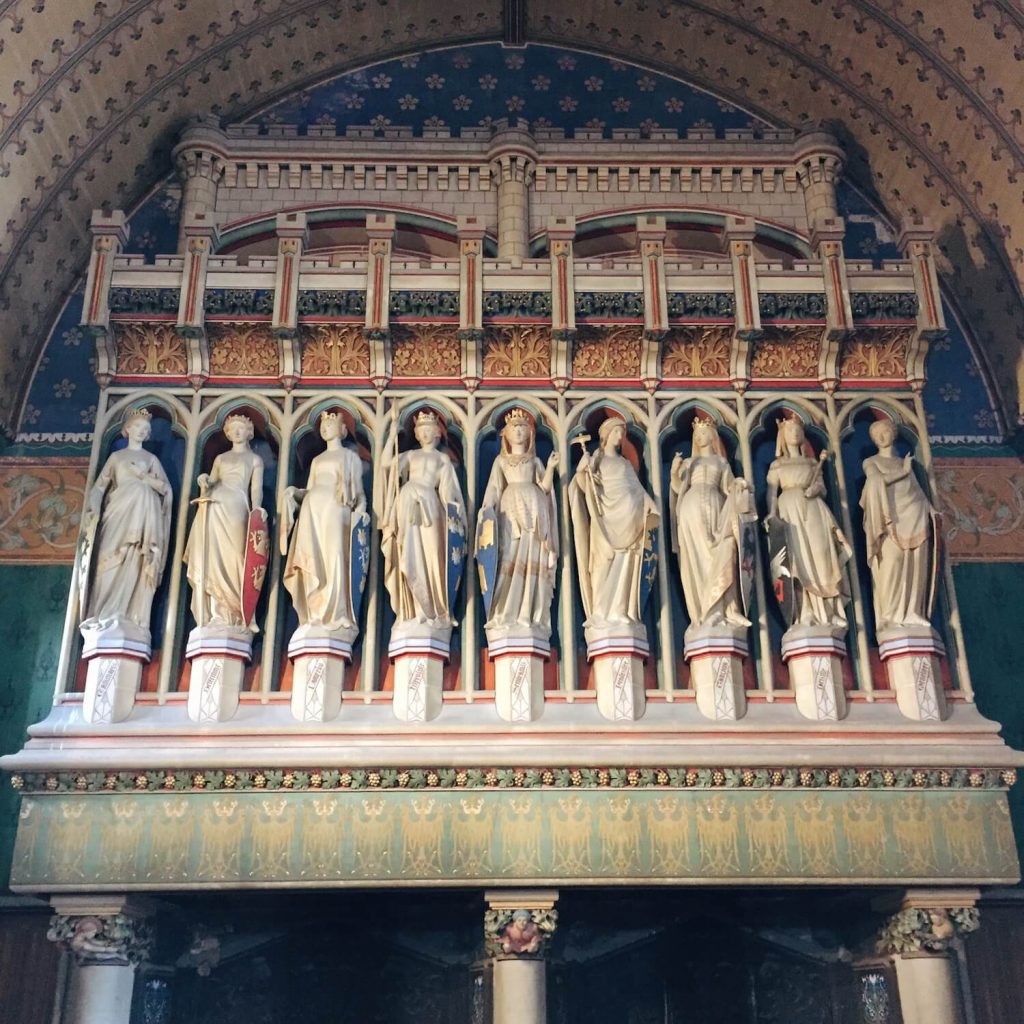 La salle des preuses du château de Pierrefonds