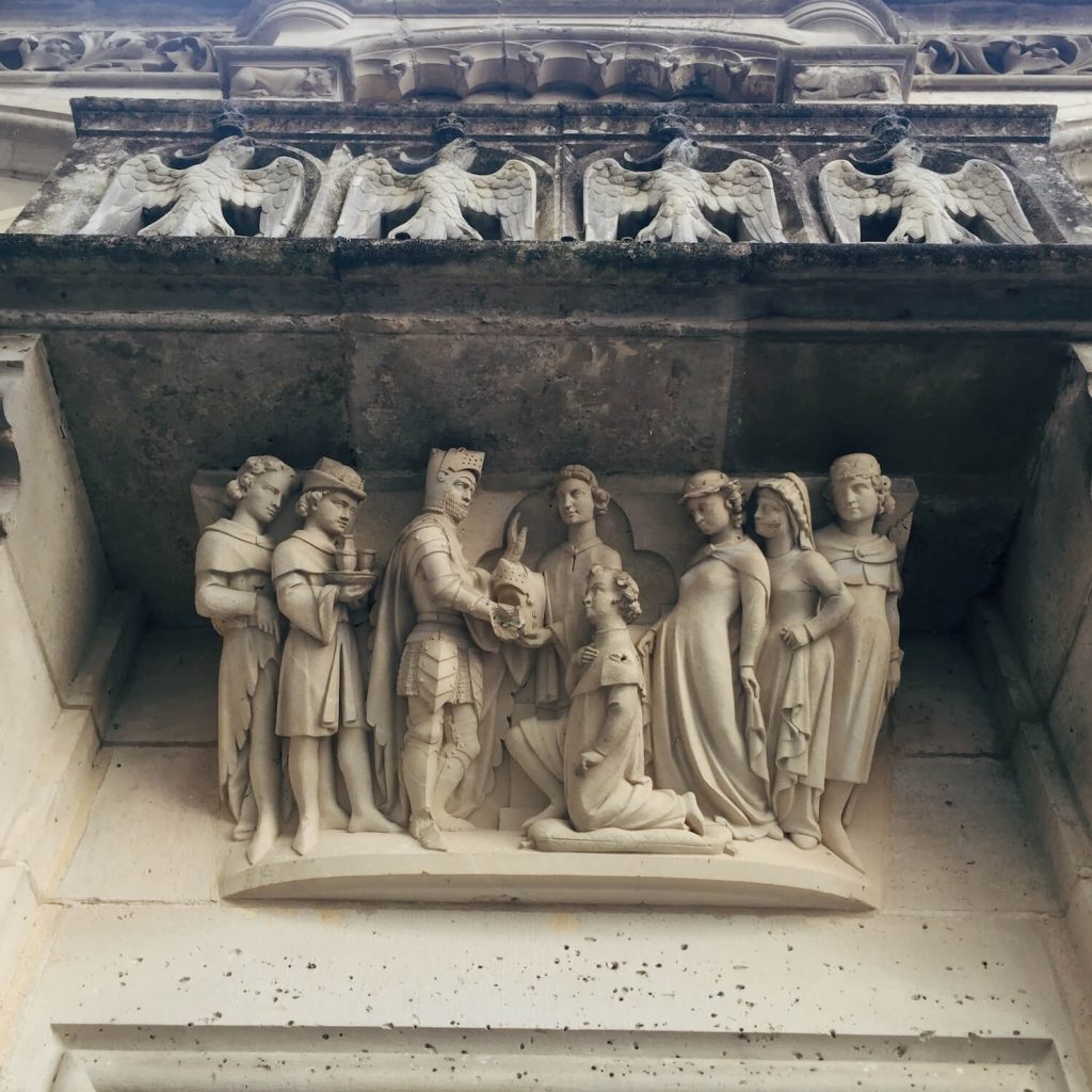 Sculpture au château de Pierrefonds