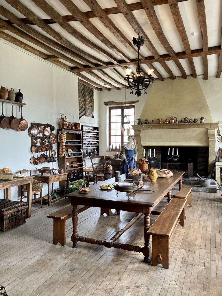 La cuisine du château de Meung-sur-Loire