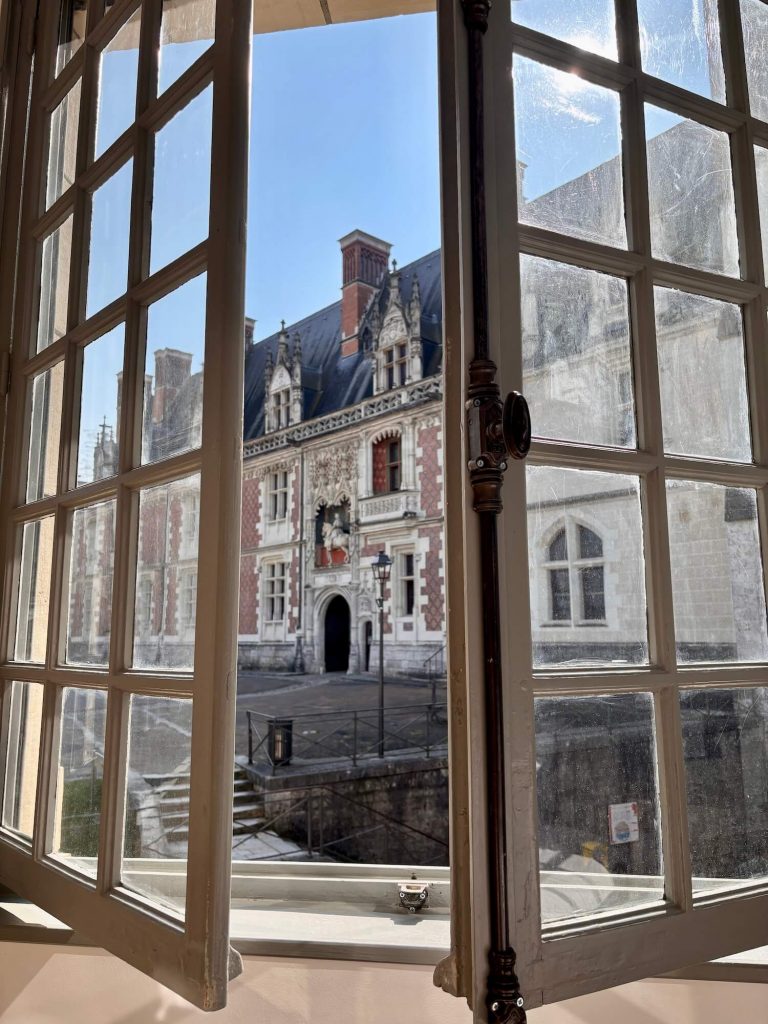 Vue sur le château de Blois depuis les suites de Blois
