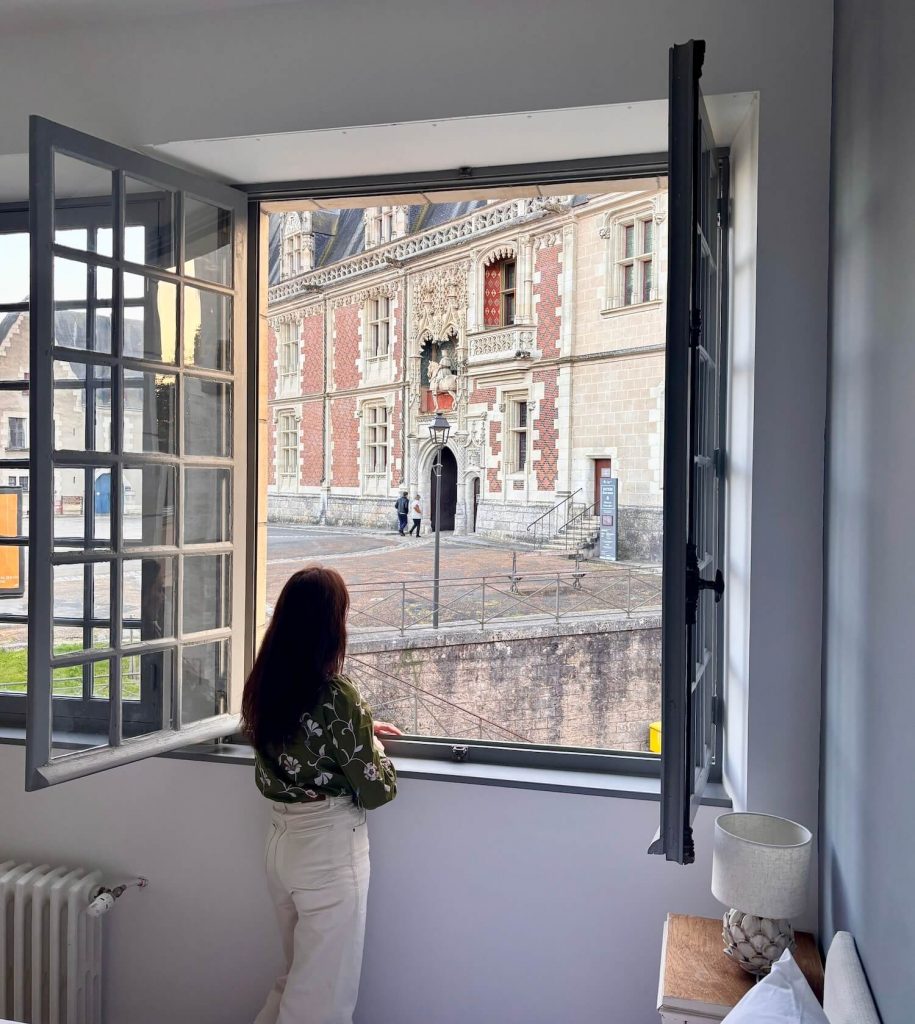 Vue sur le château de Blois depuis les suites de Blois