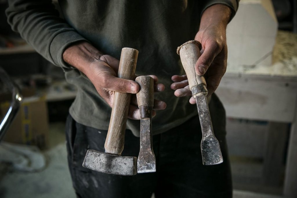 Les outils du tailleur de pierre