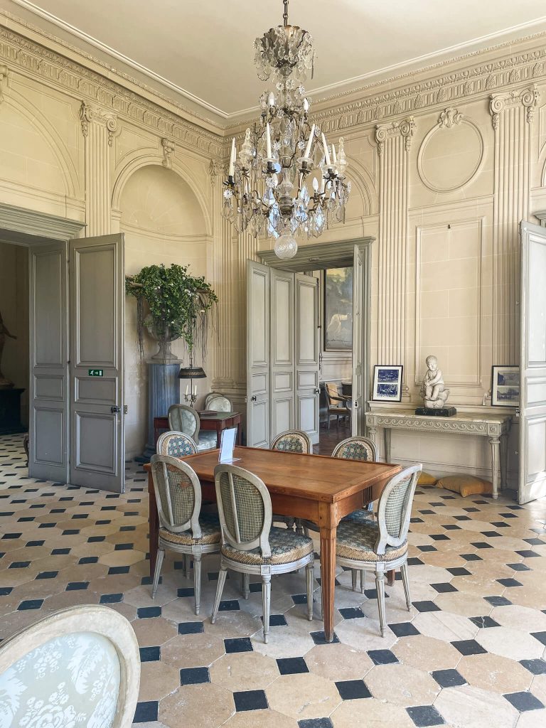 Salon au château de Bouges