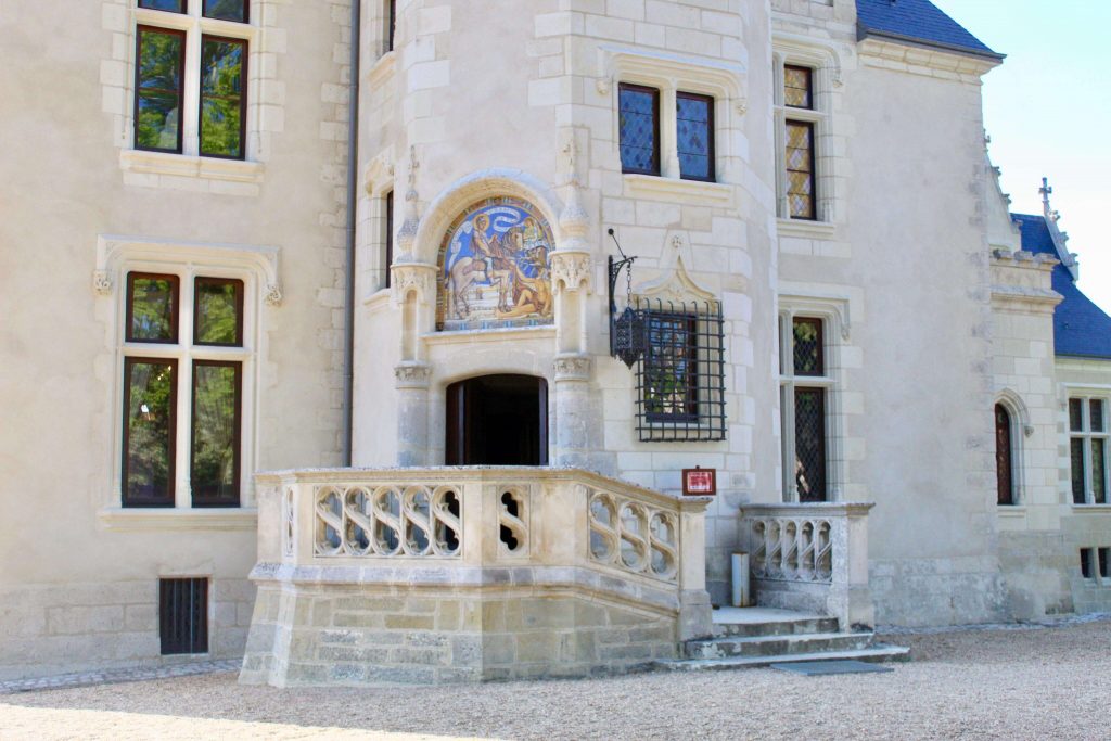 L'entrée du château de Candé
