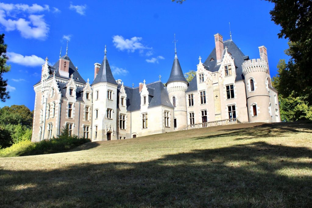 Le château de Candé, côté parc