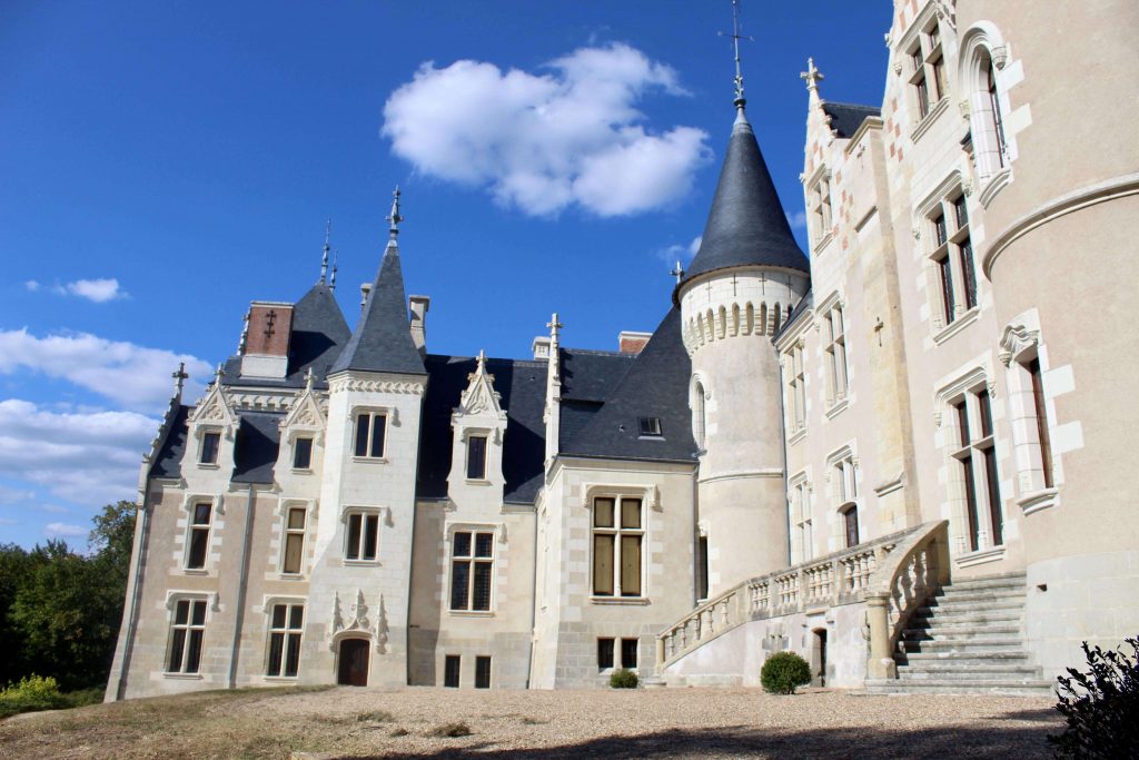 Le château de Candé, côté parc