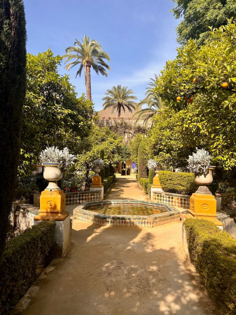 Dans les jardins du palacio