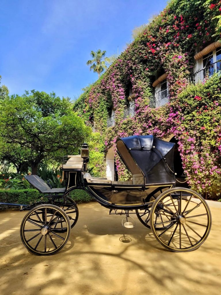 Dans les jardins du palacio