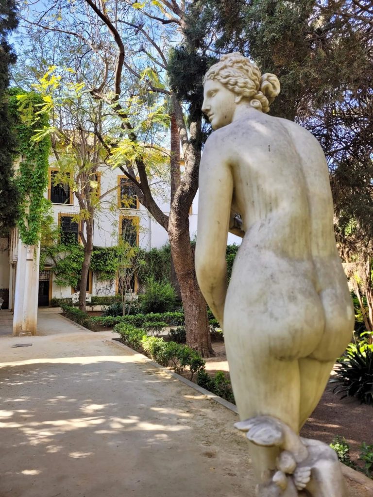 Dans les jardins du palacio